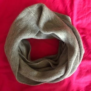 Calvin Klein Grey Knit Infinity Scarf